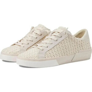 Dolce Vita Zina Crochet Cream Sneakers Women's Size 8.5